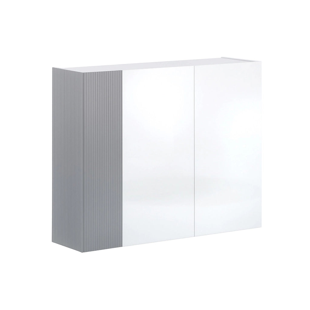 Mobile Portascarpe Caresan, Scarpiera 28 Paia Made in Italy, 145x34x115h cm Bianco Lucido