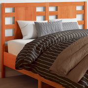 Testiera Marrone Cera 135 cm in Legno Massello di Pinocod mxl 87634