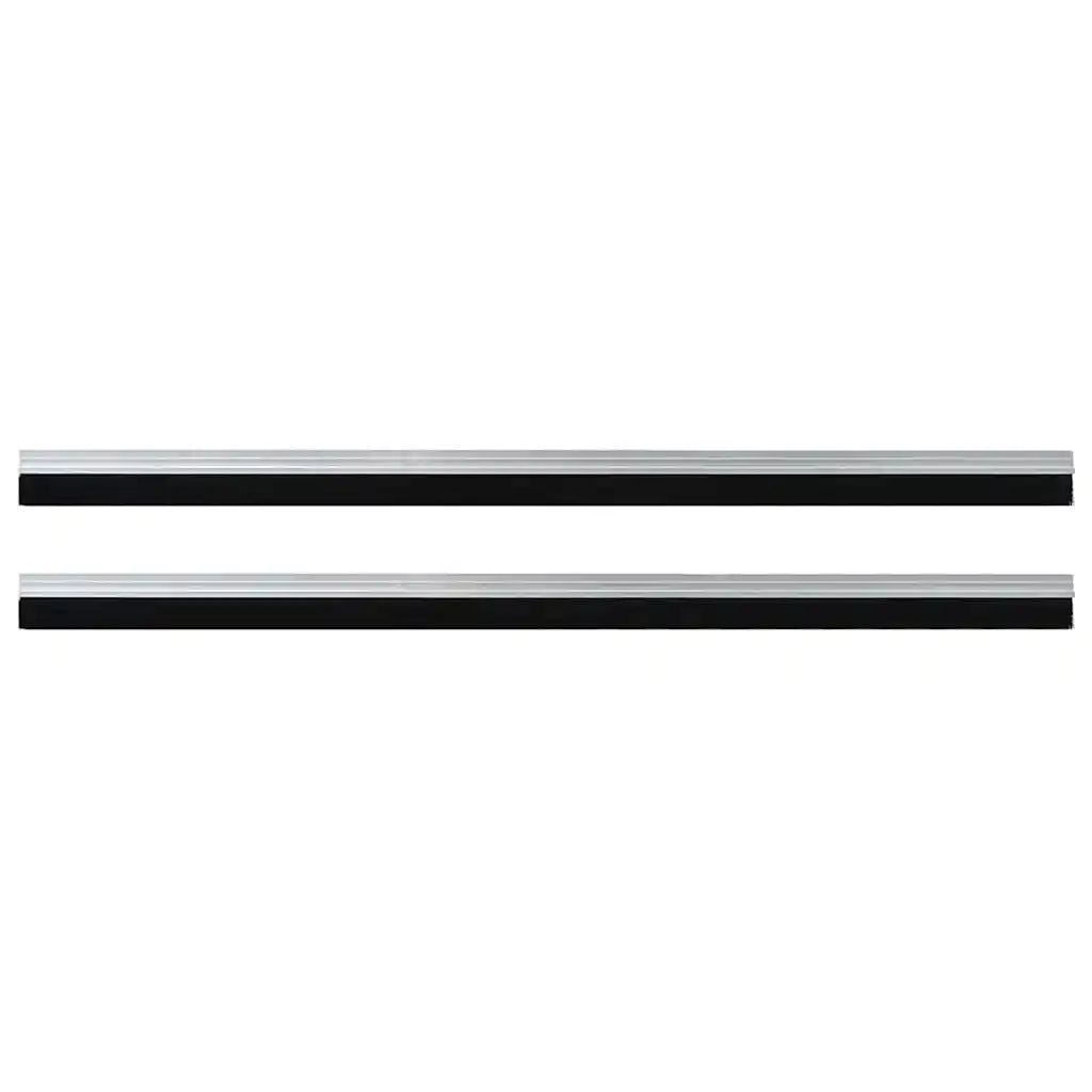 Spazzole per porte autoadesive 2 pcs Argento 100 cm 42019462