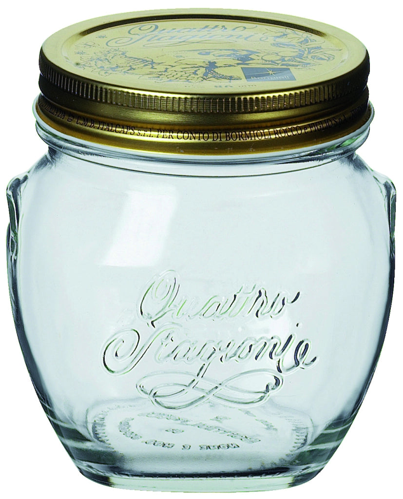 Bormioli BARATTOLO QUATTRO STAGIONI ANFORA Con capsula Ø cm.11x11 h cl. 50 12.00 pz
