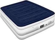 Airbed per 2 Persone - Inclusa Manopola per Facilità - Airbed per Interno e Esterno - Idrorepellente e Ideale per Avventure
