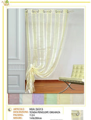 Tenda Arredamento per interni penelope 140 x 280 cm Vari Colori