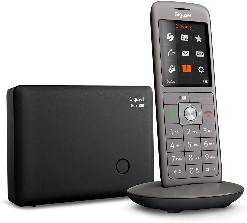 Gigaset CL660 Duo Analog/DECT telephone Identificatore di chiamata Grigio [Versione Francia]