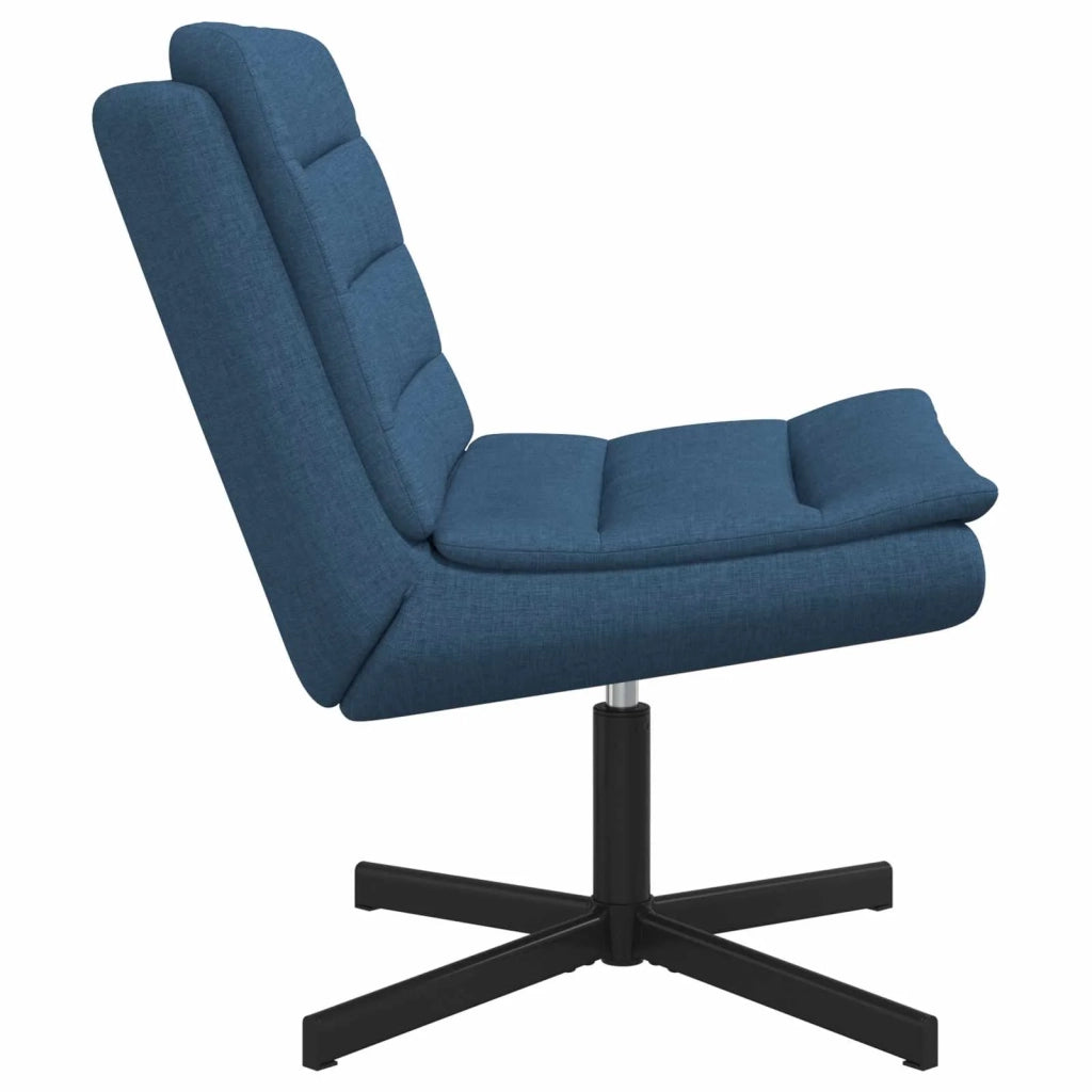 Sedia girevole Blu 63 x 75 x 76 cm Tessuto 42007357