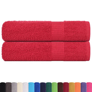 Asciugamani FROGN 2 pz Rosso 50x100 cm 360 g/m² 136926