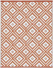 Tappeto da esterno terracotta 160 x 260 cm