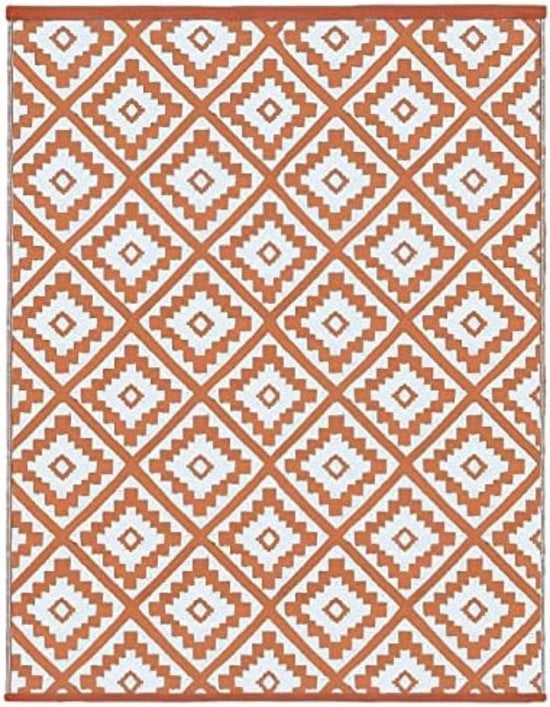 Tappeto da esterno terracotta 160 x 260 cm
