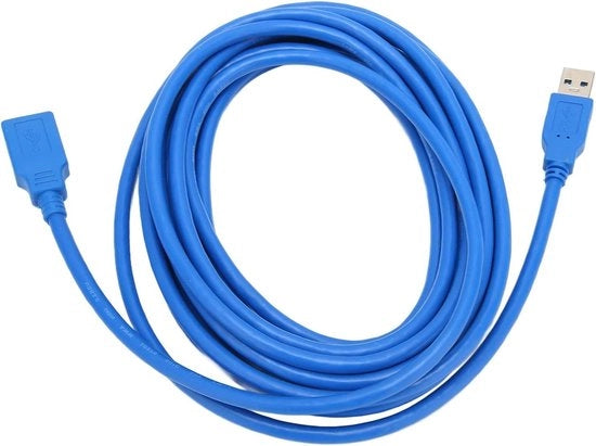 Cavo di estensione USB 3.0 5 m - cavo dati 5 Gbps - alte prestazioni - facile da usare - per tastiera - USB-flash drive - disco rigido - lettore di schede.