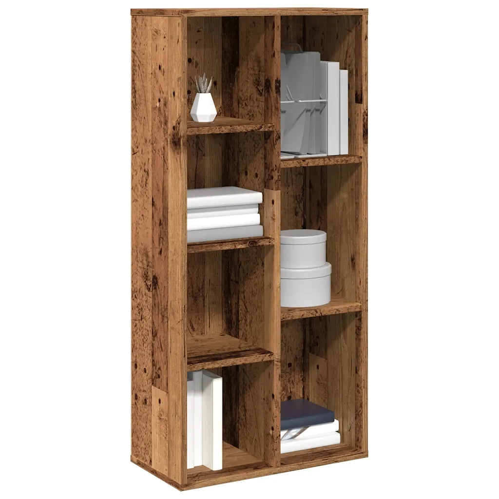 vidaXL Libreria Legno Antico 50x25x104 cm