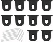 Accessori per Camper RV - Luifelhaak Portatile 10pz Nero 5mm/0.2in - Facile da Installare