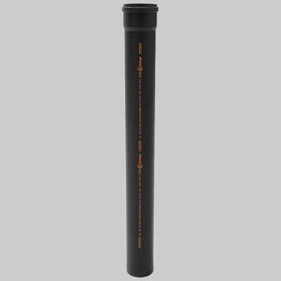 TUBO PHONO BLACK 1 BICCHIERE dm 100  cm 200     REDI