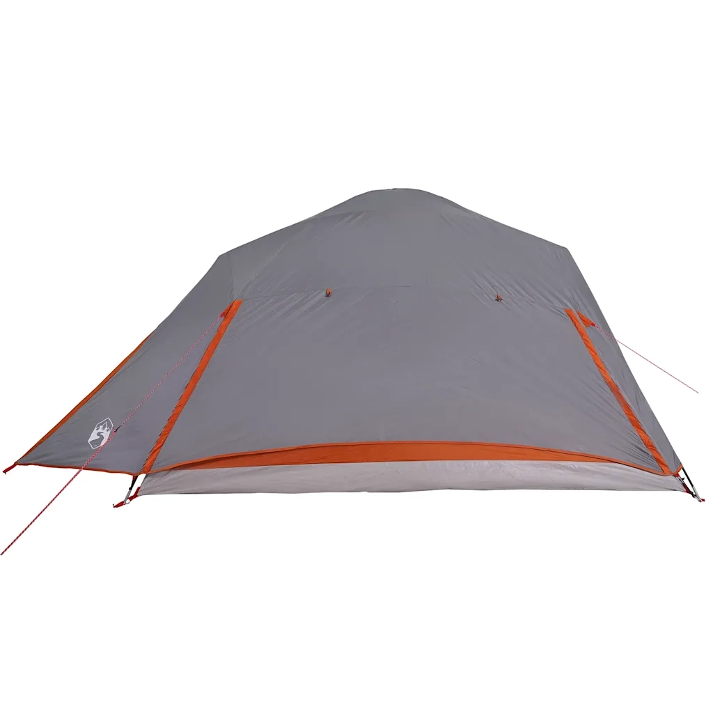 Tenda da Campeggio a Cupola per 6 Persone Grigia Impermeabile 94725