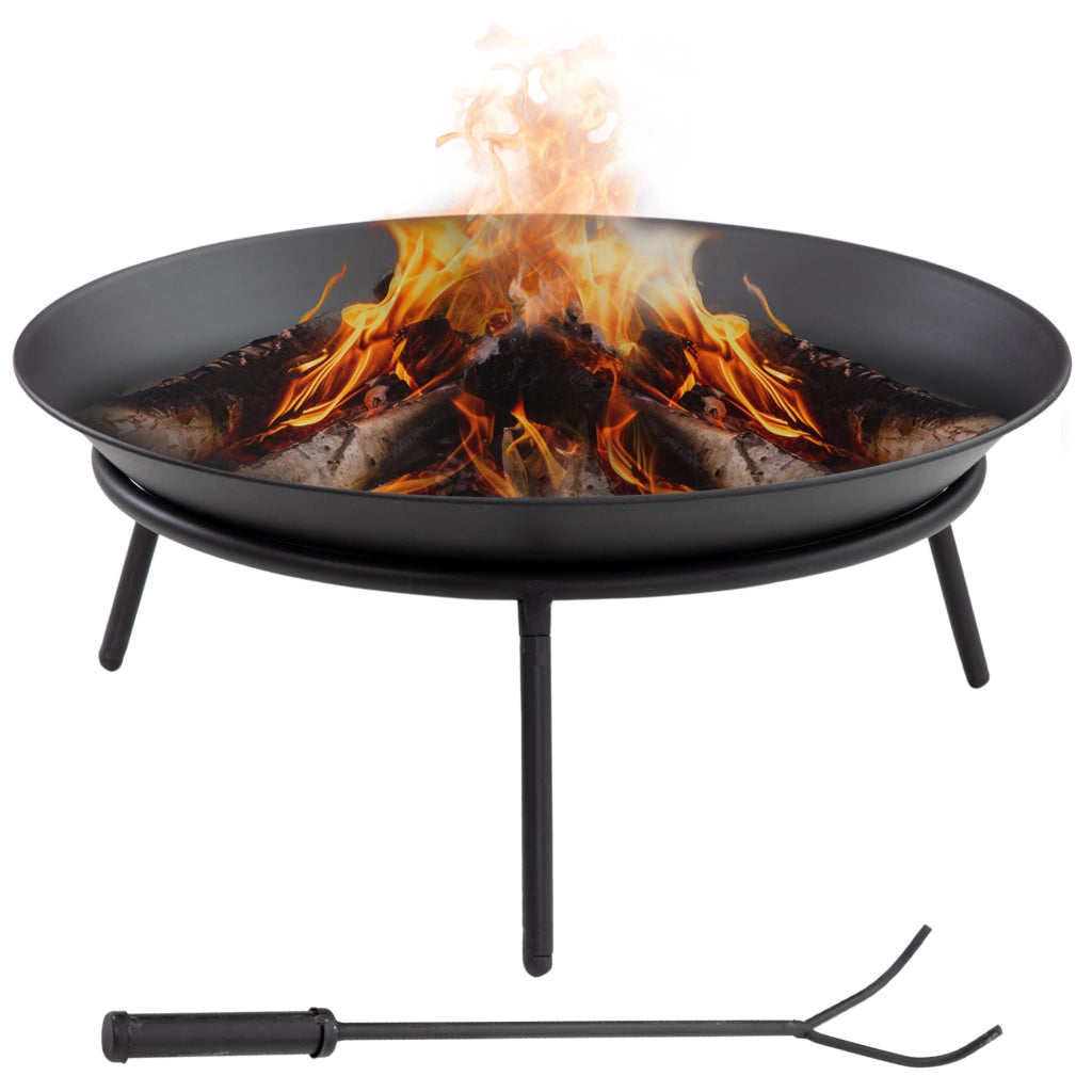 Brasero per Esterno Giardino ¨C zephmum ¨C Nero ?47x21 cm