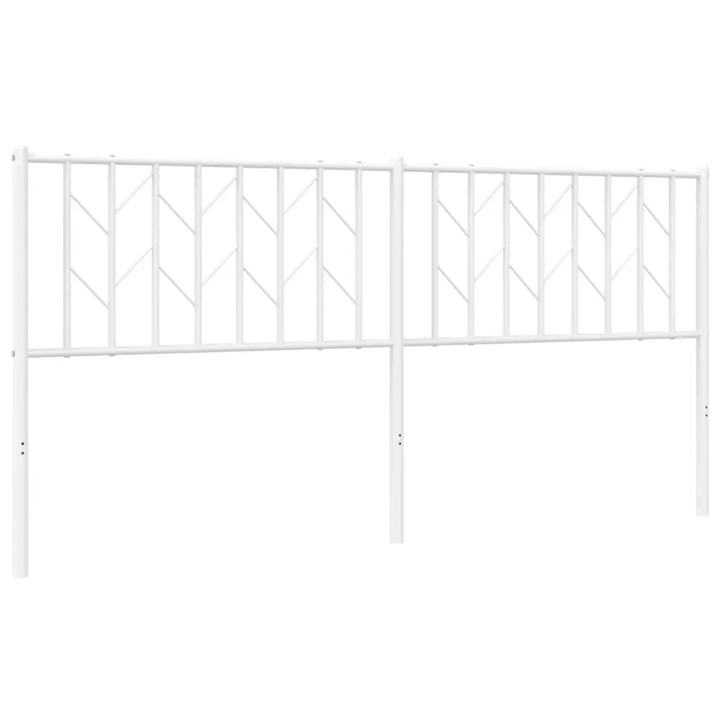 Testiera in Metallo-Testiera in Ferro-Testata Bianco 180 cm 968792