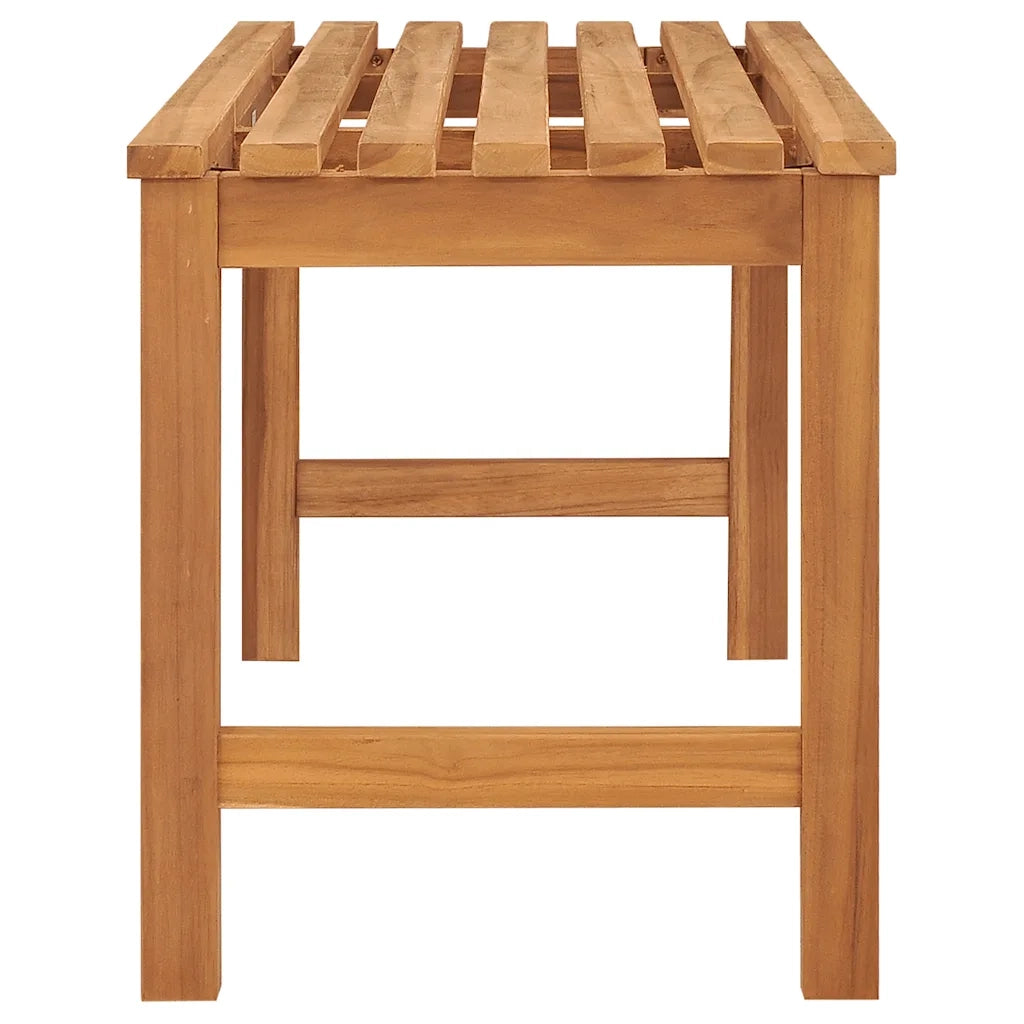 Panchina da Giardino 114 cm in Legno Massello di Teak 316626