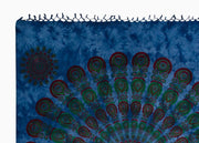 Telo Mare Spiaggia Grande Antisabbia Parasole Modello Batik Pavone - Pavone - Blu