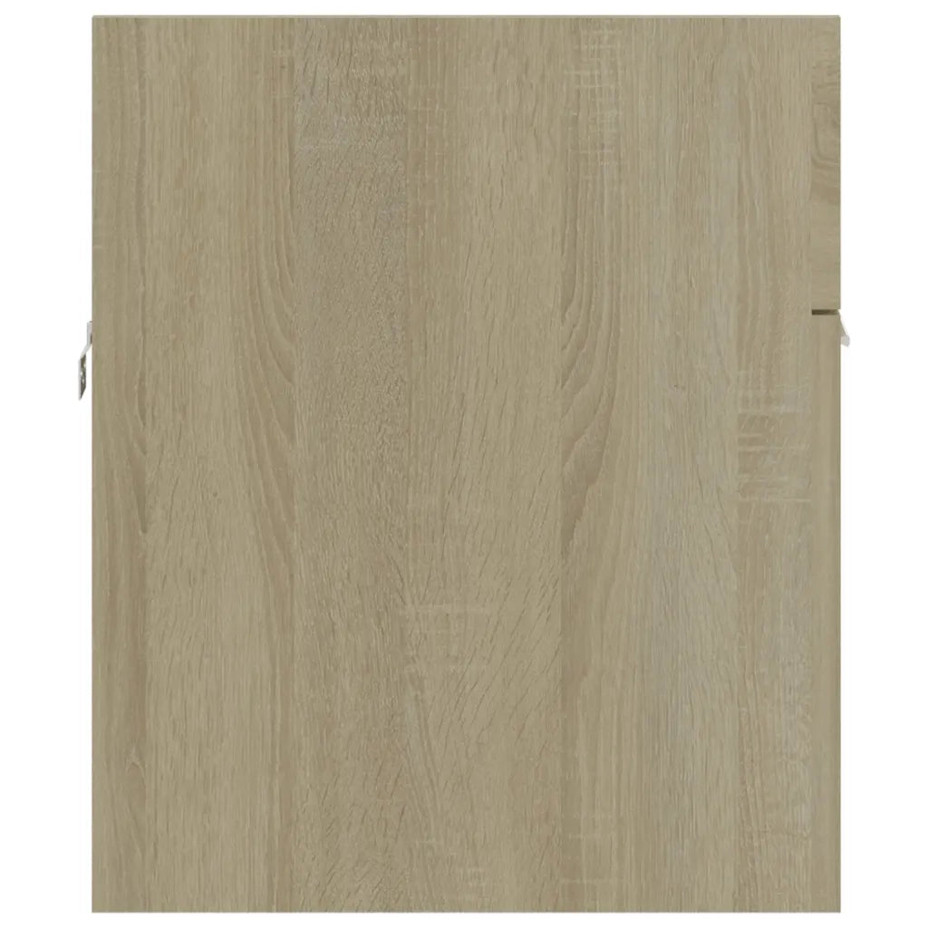 Mobile Sottolavabo Rovere Sonoma 90x38,5x46cm Legno Multistrato 804668