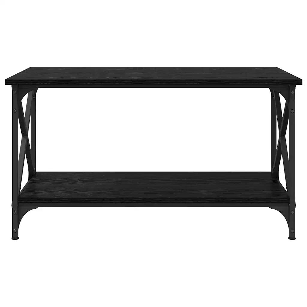 Tavolino da salotto Rovere nero 80 x 45 x 45.5 cm 875733