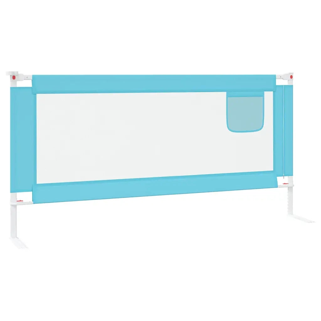 Sponda Letto di Sicurezza per Bambini Blu 190x25 cm in Tessuto CFW1956789