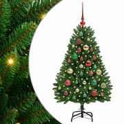 Albero di Natale | Decorazioni natalizie artificiale Verde 120 cm PVC e Metallo