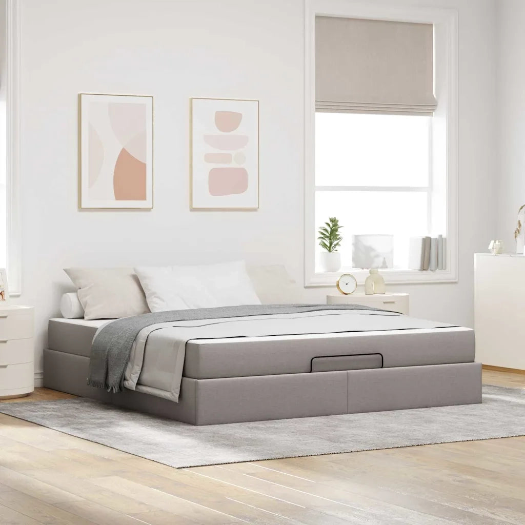 vidaXL Struttura del letto Talpa 180 x 200 cm Tessuto