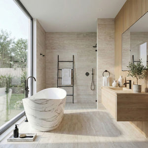 Vasca Da Bagno Freestanding In Acrilico Ferrano Slim Nature 170