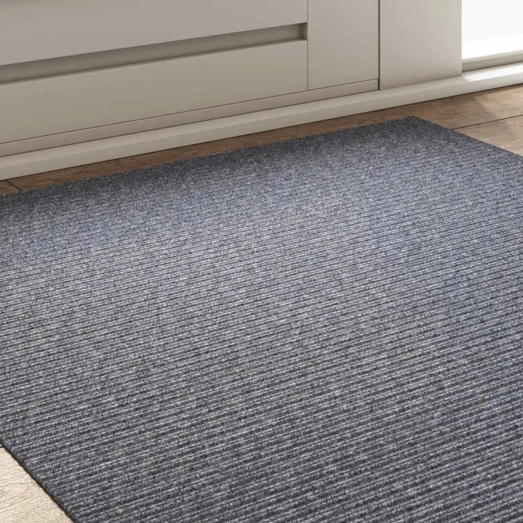 Runner in Moquette Grigio chiaro 100 x 100 cm Tessuto 42011433
