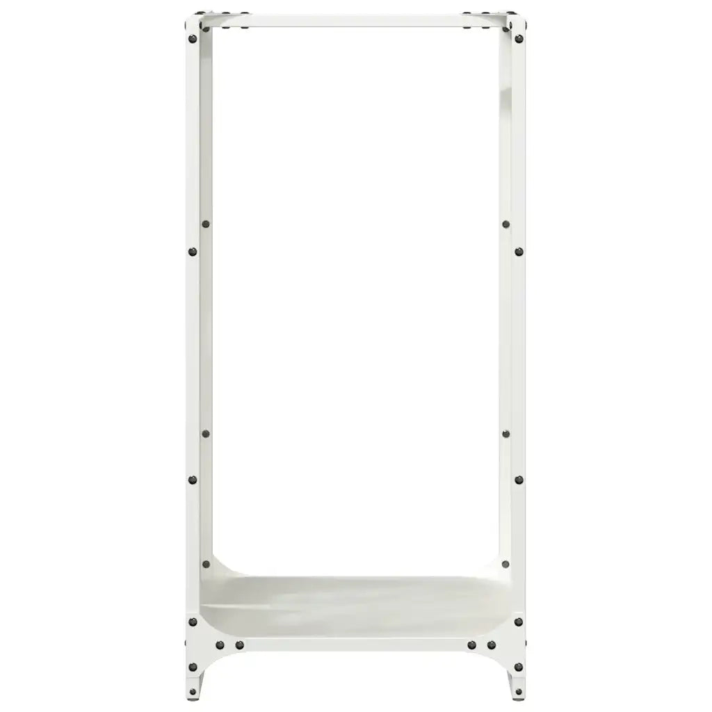 Rastrelliera per Legna da Ardere Bianca 40x30x80 cm CFW5401736