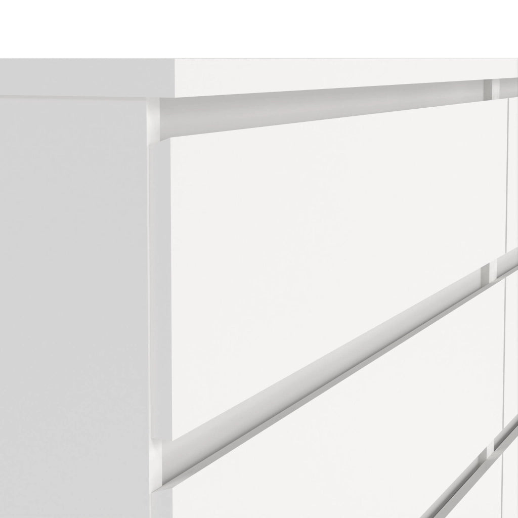 Credenza Abacadabra, Buffet da soggiorno, Madia da salotto, Dispensa da cucina, 154x50 h70 cm, Bianco
