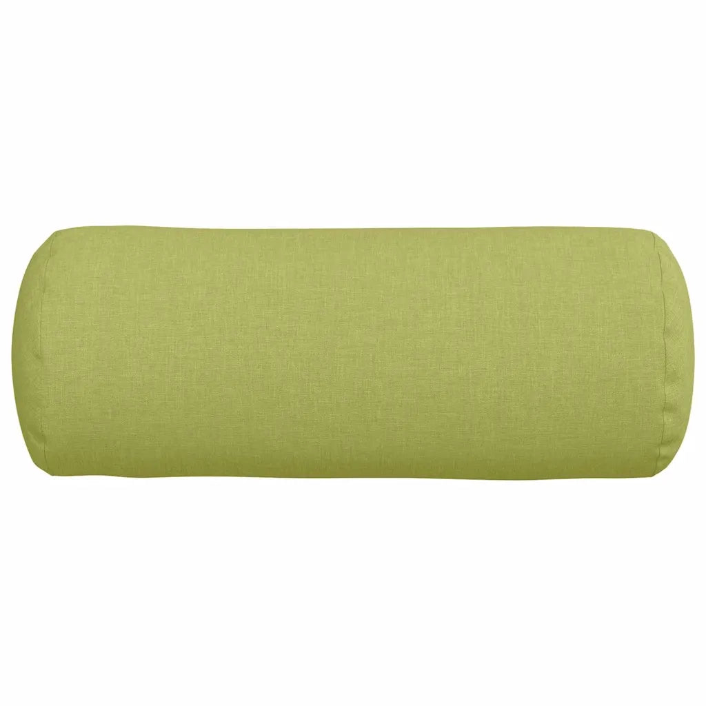 Cuscini a rullo 2 pz | Cuscini per sedie Verde chiaro ? 15 x 40 cm Tessuto