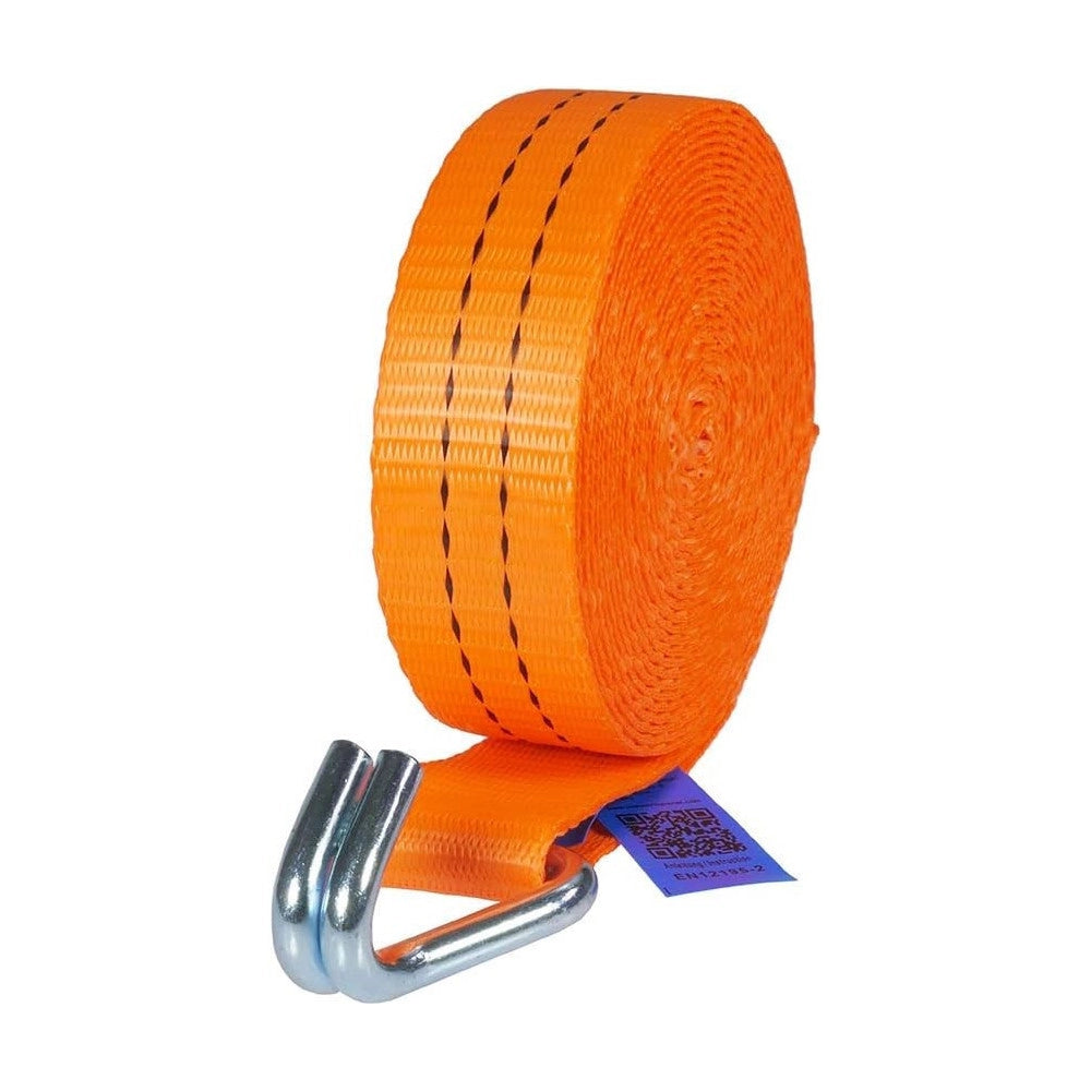 Trade Shop - Cinghia Di Tensione 10mtx50mm Con Cricchetto Tirante Fasce Cricchetto Ancoraggio -