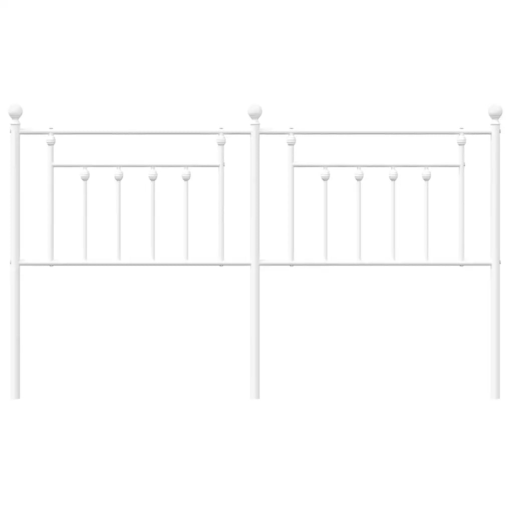 Testiera di Ricambio in Metallo Bianco 180 cm 353622