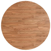 Piano Tavolo | Superficie Tavolo | Piano Scrivania Rotondo Marrone Chiaro ?80x1,5 cm Rovere Trattato