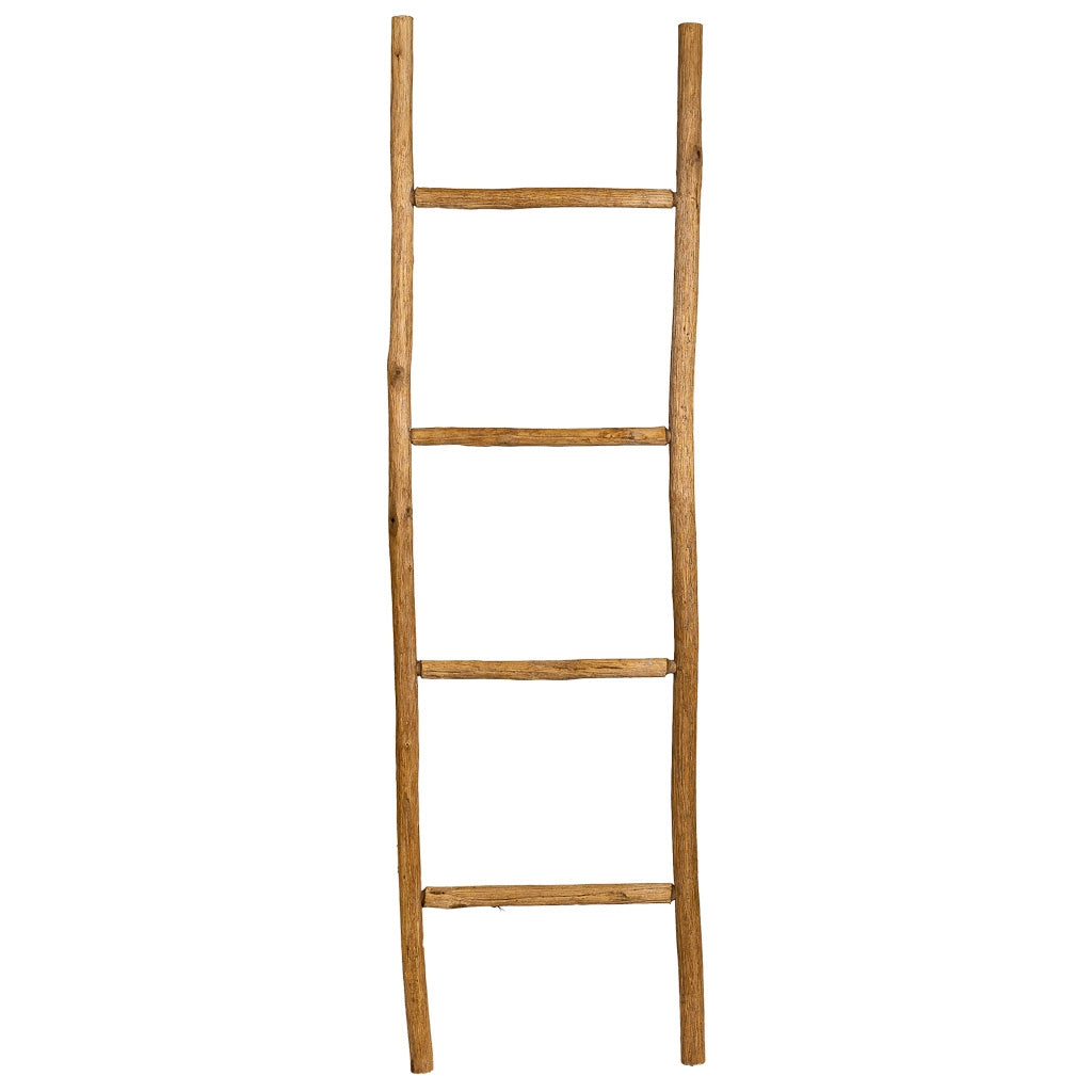 Scala a scaffale in legno marrone 44x3x150h