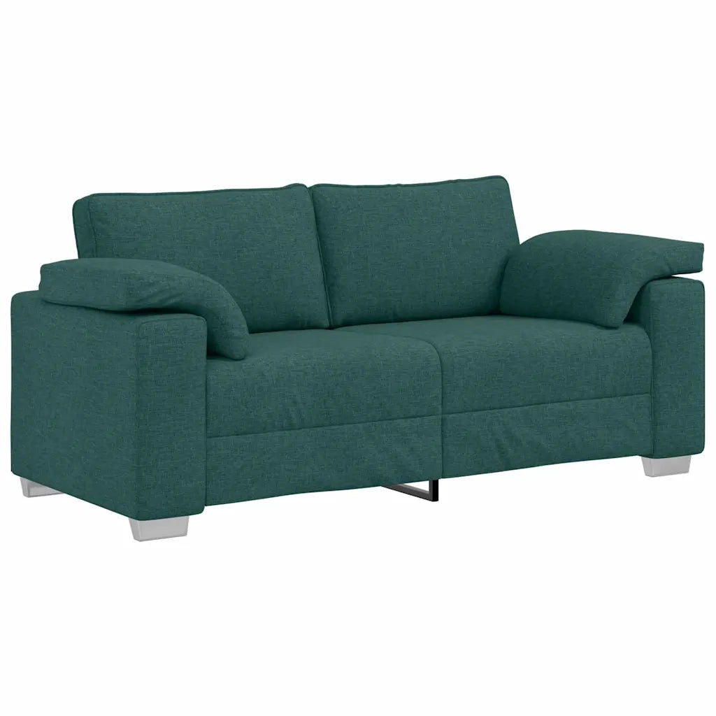 Divano a due posti Verde Scuro 180 cm Tessuto 4105232