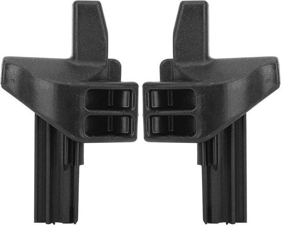 Clip per tavolato - 2 pezzi - Nero - Compatibile con W169 A-Klasse/W245 B-Klasse - Codice OE: A16969302849051