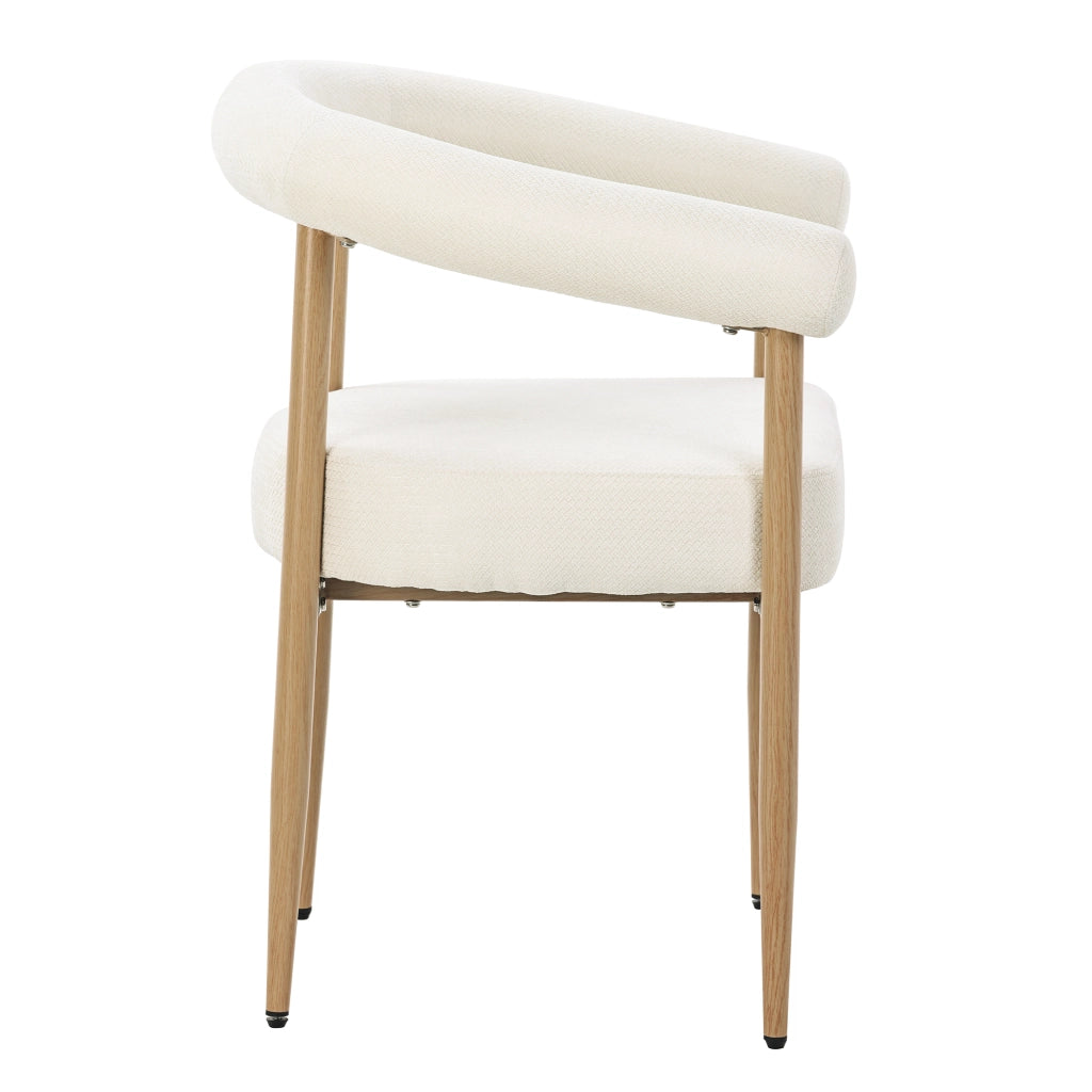 Sedie da Pranzo Imbottite Set 2 Pezzi ¨C MINIMAL ¨C Struttura Metallo, Design Moderno