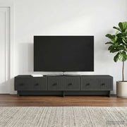 Mobile TV Nero 147 x 34,5 x 30 cm Legno ingegnerizzato 894016