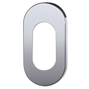 BOCCHETTA OVALE BASSA 28X6X60 INOX SAT F CILINDRO- TROPEX DESIGN- 10,0 pz
