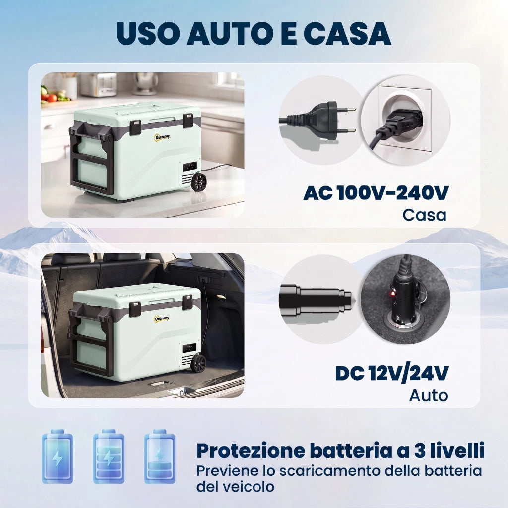 Frigorifero Portatile 42.5L a Compressore con Controllo App, -20¡æ a 20¡æ