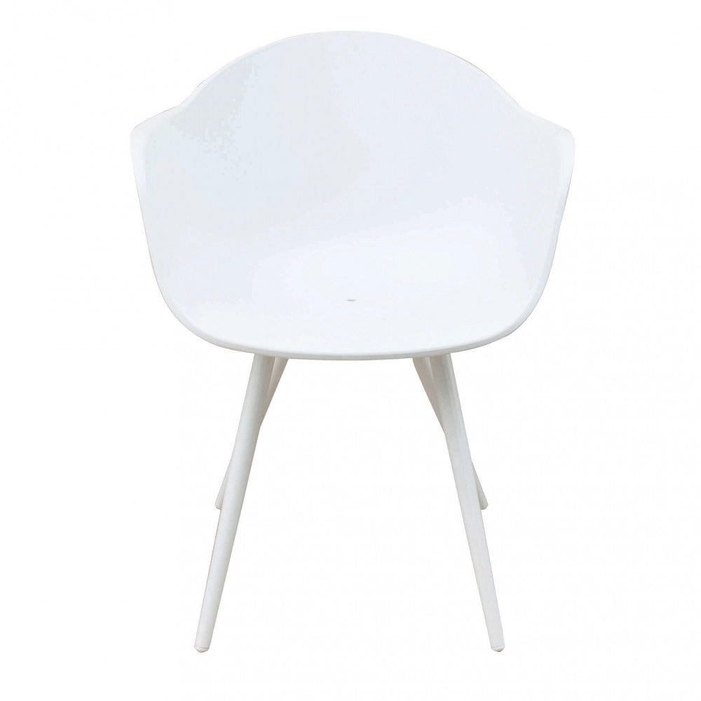 Sedia Sestriere 61x61x80 h cm in Plastica Bianco
