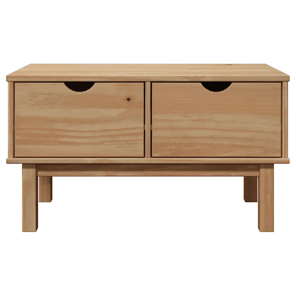 Panca da Corridoio OTTA 80x40x45 cm in Legno Massello di Pino