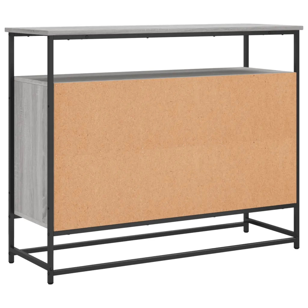 Credenza Grigio Sonoma 100x35x80 cm in Legno Multistrato 835542