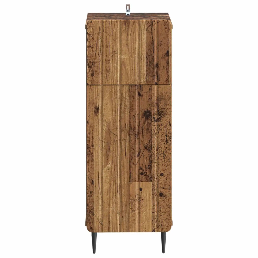 Mobiletto da Bagno ZWOLLE Legno antico 30 x 31 x 79,5 cm 896393