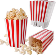 Decine di Popcorn 50 Stuks - Piccoli Contenitori di Carta - Dozzine Retro Dolci - Dozzine di Snack per Feste - Festa di Compleanno - Serata al Cinema