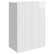 Mobiletto a muro Bianco Lucido 66 x 34,5 x 92 cm