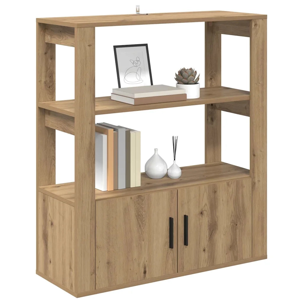 Credenza-Buffet-Armadio da cucina rovere artigianale 30 x 80 x 90 cm Legno multistrato
