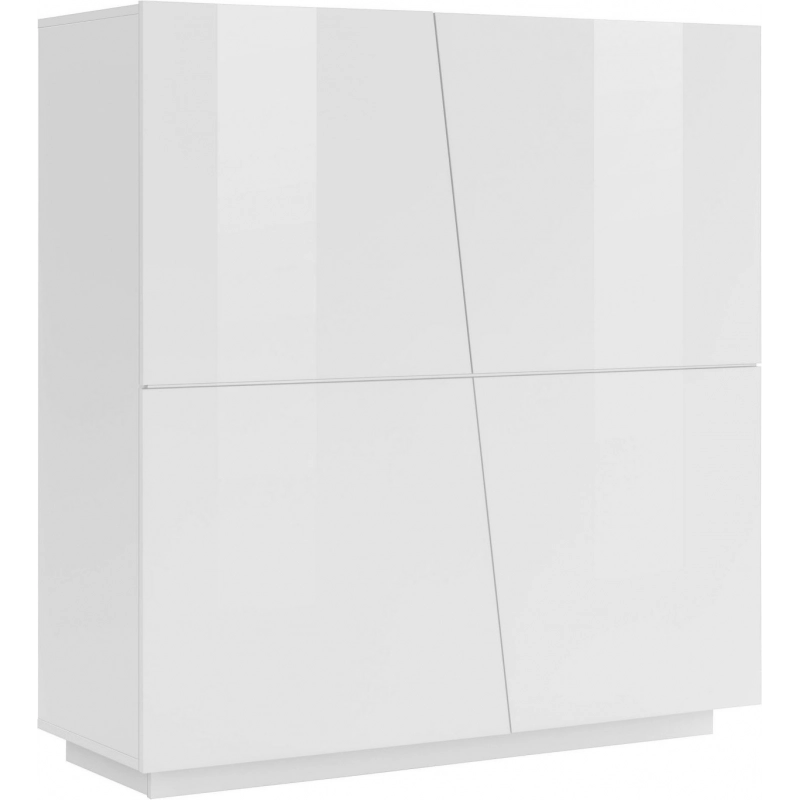 Madia Vega – 4 ante – 120x126x43 - Bianco Lucido