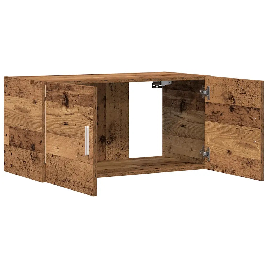 Pensile | Armadietto da Parete Legno Antico 80x39x40 cm in Truciolato
