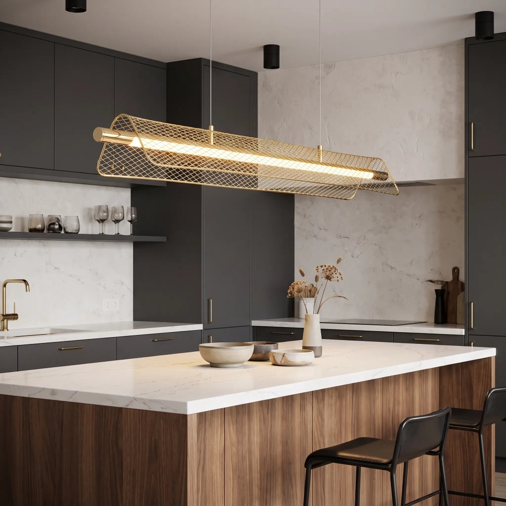 Lampada A Sospensione Da Soffitto A Led App1943-cp Gold